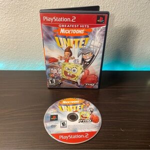 Nicktoons Unite Greatest Hits (Sony PlayStation 2, PS2, 2005) - Tested & Works